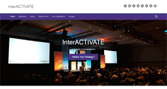 Desktop Screenshot of interactivate-dc.com