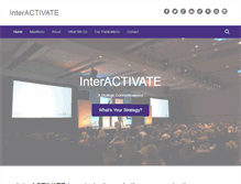 Tablet Screenshot of interactivate-dc.com